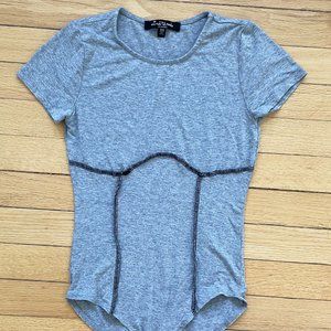 MIXED THREADS gray bodysuit (XS)